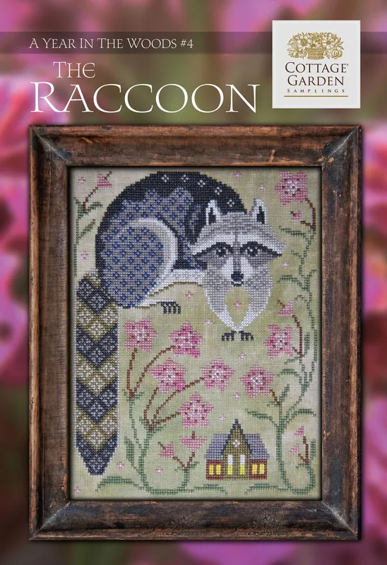 The Raccoon - Gráfico Punto de Cruz - Cottage Garden Samplings Tendencia