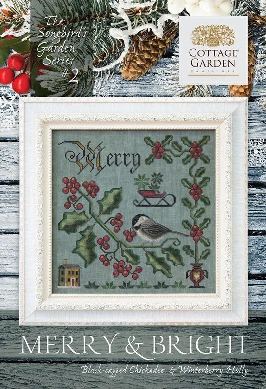 Merry & Bright - Gráfico Punto de Cruz - Cottage Garden Samplings Precio De Fábrica