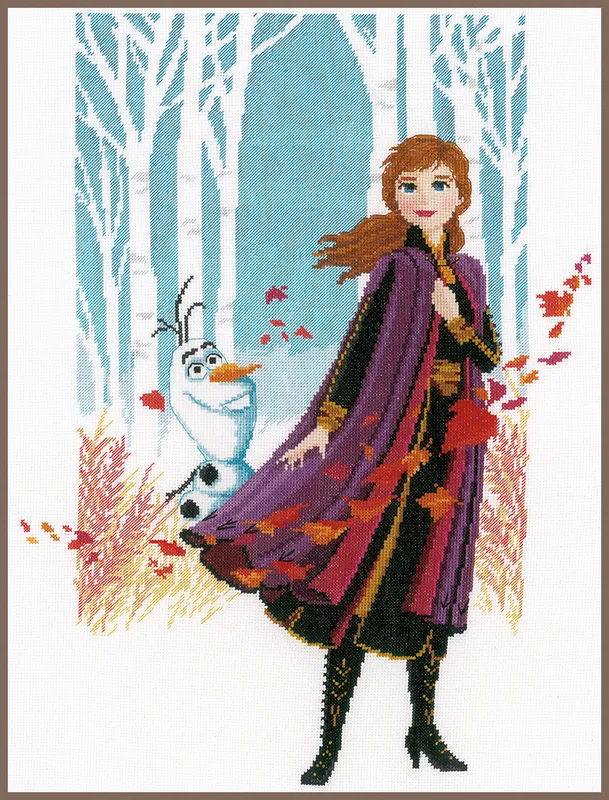 Más Vendido FROZEN 2 ANNA - Vervaco - Kit de punto de cruz PN-0182640