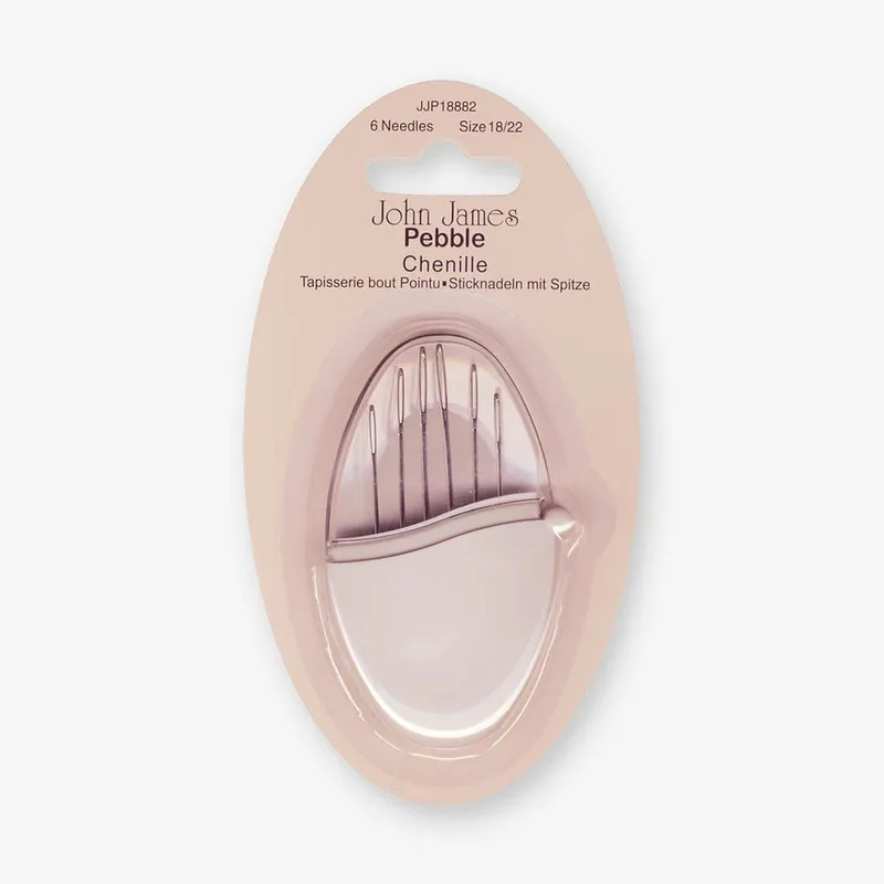 18-22 Agujas de Chenille John James Pebble JJP18882: La Solución Perfecta para tus Proyectos de Costura a Mano Ocasión Especial