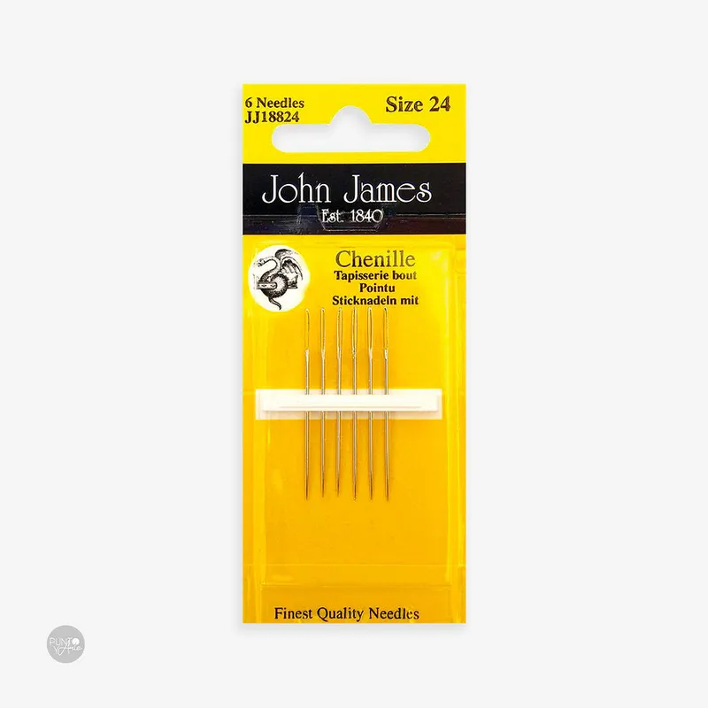 Agujas de Chenilla N°24 - John James JJ18824: La Herramienta Ideal para el Bordado de Cinta Rebajas