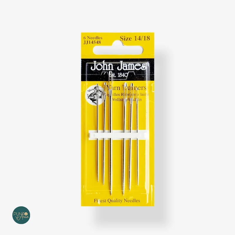 Mejor Calidad Agujas para Lana N°14-18 - John James JJ14548: La Herramienta Esencial para tus Proyectos de Tejido
