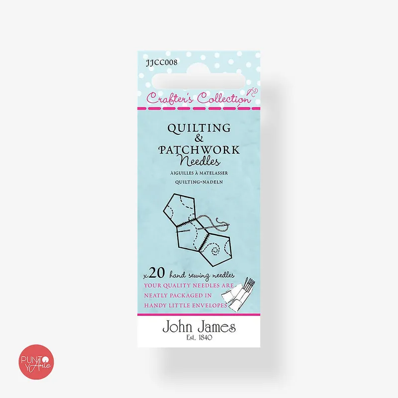 Surtido de Agujas de Acolchar y Patchwork - John James JJCC008: Calidad y Precisión Precio Económico