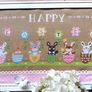 Oferta Limitada Easter Flowers - Cuore e Batticuore - Esquema Punto de Cruz