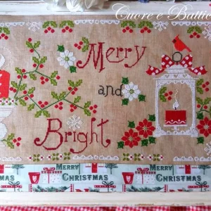 Última Versión Merry and Bright - Cuore e Batticuore - Esquema Punto de Cruz