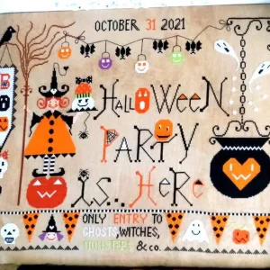 Halloween Party - Cuore e Batticuore - Esquema Punto Última Versión