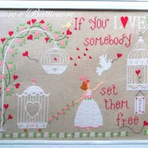 Ocasión Especial If You Love Somebody - Cuore e Batticuore - Esquema Punto Cruz