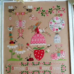 Primavera Ricamata - Cuore e Batticuore - Esquema Punto Cruz Ordenar Ahora Mismo