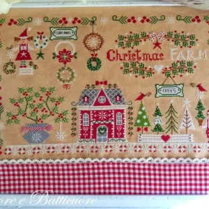 Ocasión Especial Christmas Farm - Cuore e Batticuore - Esquema Punto de Cruz