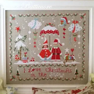 Christmas in the Snow - Cuore e Batticuore - Esquema Punto de Cruz Precio De Fábrica