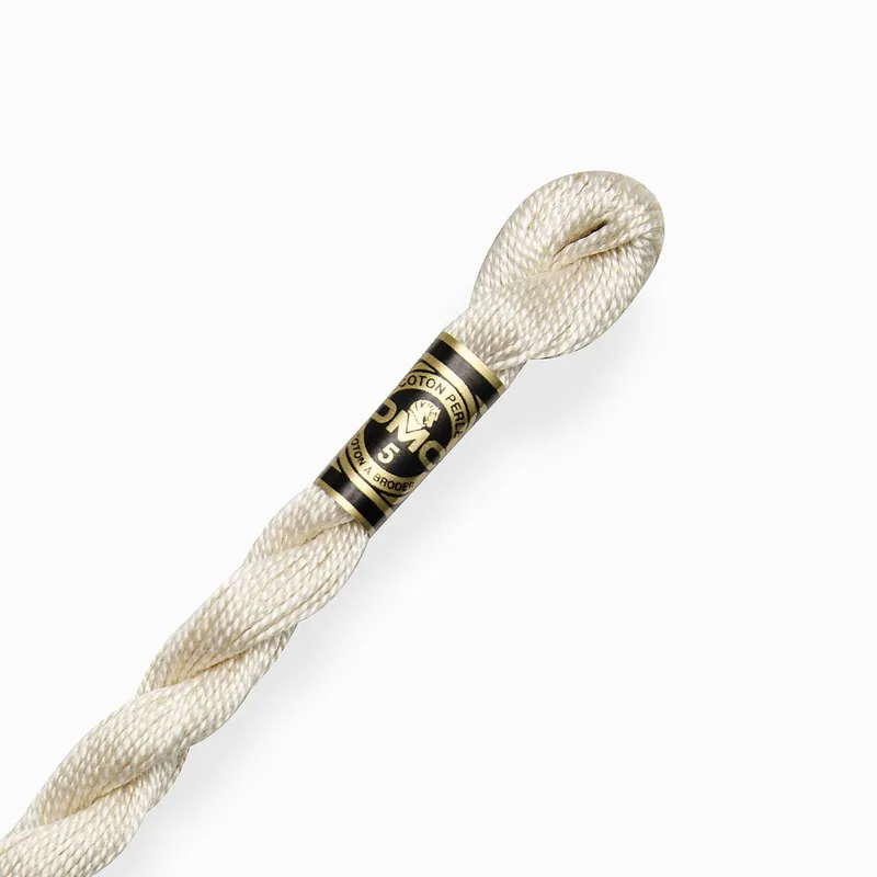 ECRU Madeja de PERLÉ Medium DMC ALGODÓN 115 Grosor - 5 Últimas Unidades