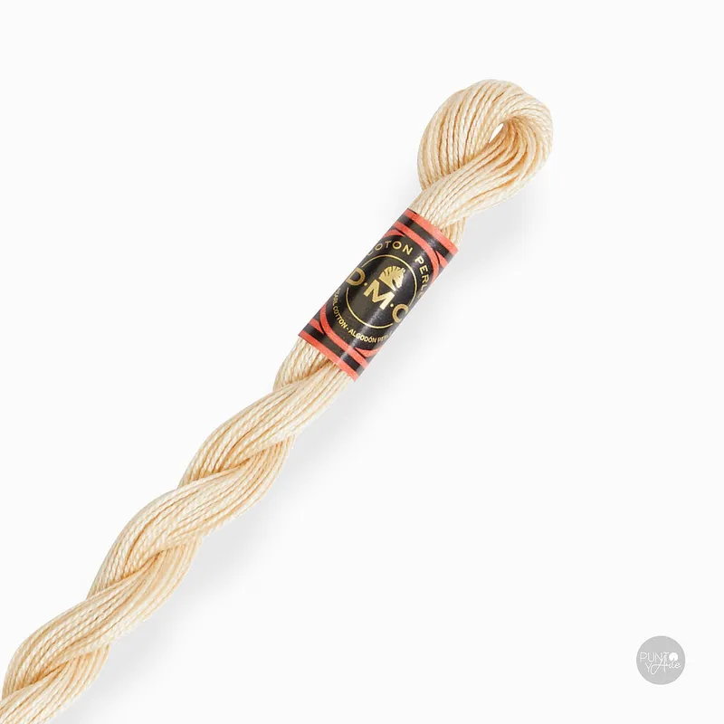 739 Madeja de PERLÉ SMALL DMC ALGODÓN Grosor - 8 25m Hecho A Mano