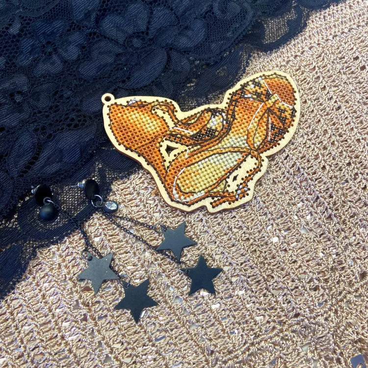 Leopard Shoes - Wizardi - Kit de punto de cruz KF022/140 Novedad