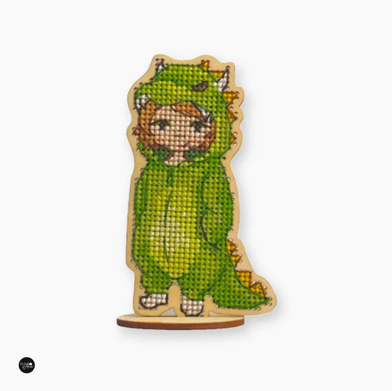 Baby dragon - Wizardi - Kit de punto de cruz KF022/121 Nueva Colección