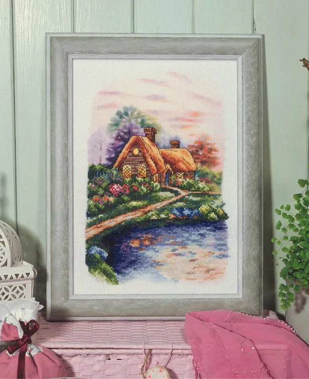 Kit de Punto de Cruz - Idyllic View - Orchidea SA8177 Profesional