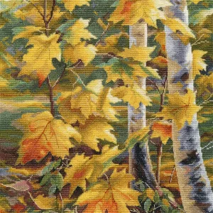 Kit de punto de cruz. Golden Maple Leaves - 1559 OVEN Mayoreo