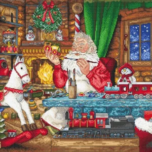 Máxima Calidad Preparándose para la Navidad - L8074 LETISTITCH - Kit de Punto de Cruz