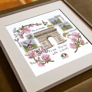 Kit de Punto de Cruz "Arco de Triunfo" - DMC BK1976 Económico