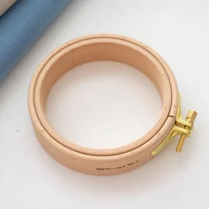 120 Bastidor Circular de Madera Nurge de 24 mm: Un Compañero Robusto para Bordados Exquisitos - No:1 / 120-1 - (Ø) 100 mm Precio Bajo