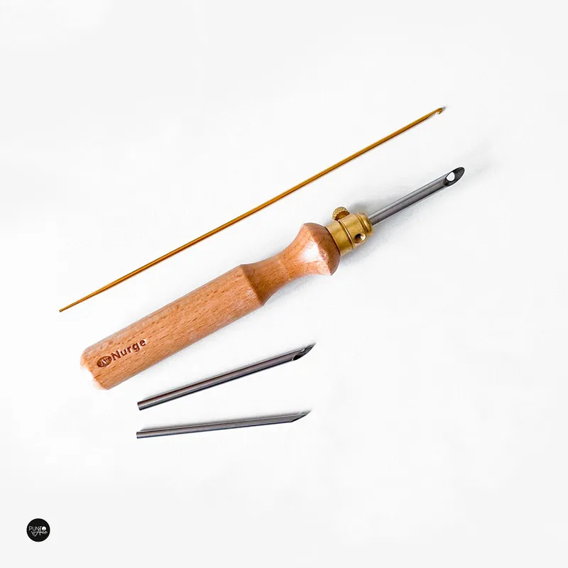 Aguja PUNCH DIY Grande de Nurge: Herramienta Esencial para Bordado en Técnica Alfombra Envío Internacional