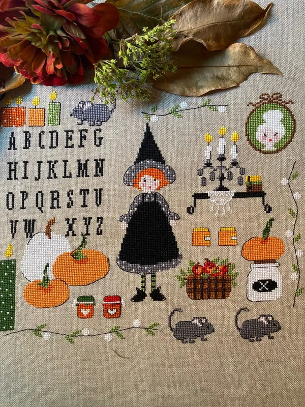 Máxima Calidad Pozioni, incantesimi e marmellate - Lilli Violette - Gráfico de punto de cruz