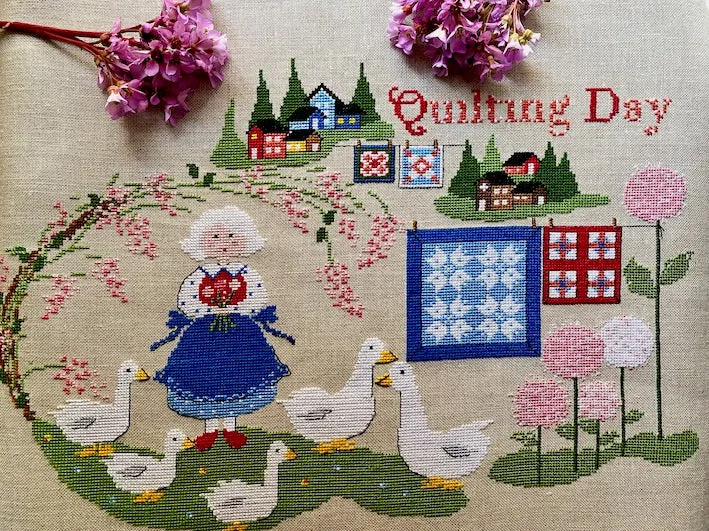 Envío Internacional Quilting day - Lilli Violette - Gráfico de punto de cruz