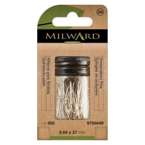 Nuevo Modelo Alfileres de Acero Milward para Modistas: 350 Unidades 27 mm