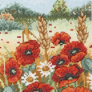 Campos de Amapolas: Reflejo de la Naturaleza" AK114 - Kit de Punto de Cruz de Anchor Ocasión Especial