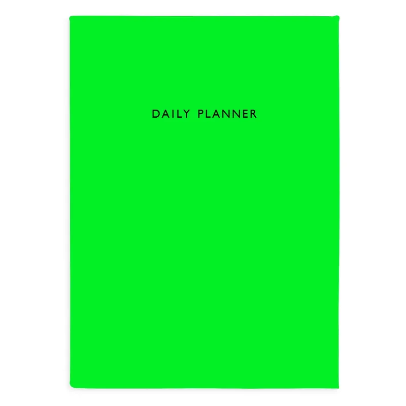 Novedad Planificador Diario Verde Neón - Agenda de Ohh Deer