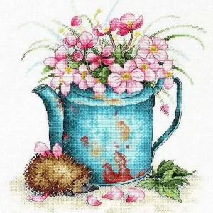 CHARMING HEDGEHOG - MP Studia SA -023- Kit de punto de cruz Disponible Ahora