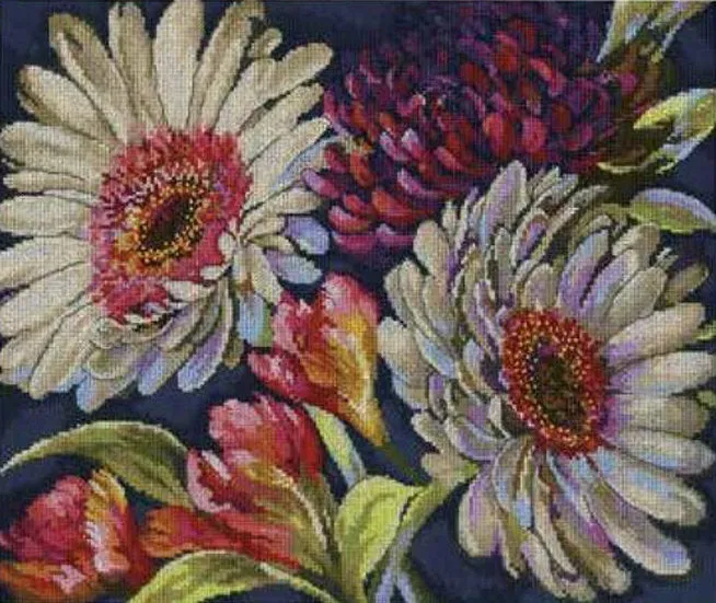 Oferta Floral fabuloso - 70-35399 Dimensions - Kit de punt de cruz