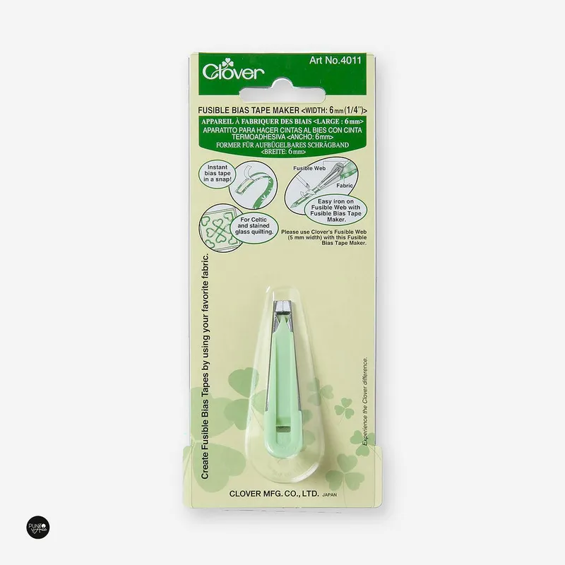 Aparatito para Hacer Cintas al Bies con Cinta Termoadhesiva - Clover - 6 mm Económico