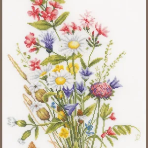 Flores de campo - Lanarte - Kit de punto de cruz PN-0155693 Nuevo Modelo