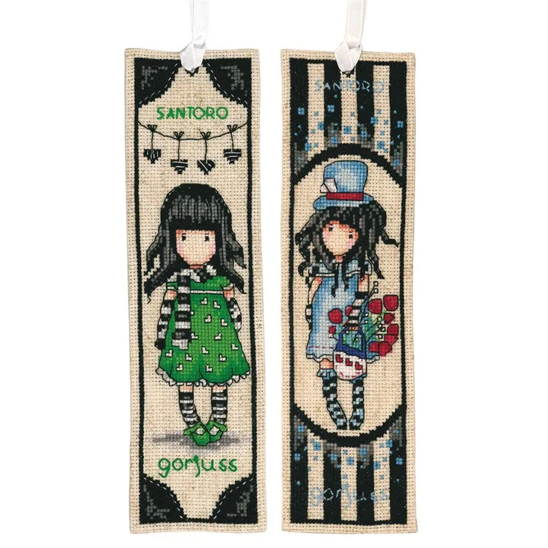 Última Oportunidad Gorjuss set of 2 - Vervaco - Kit de punto de cruz PN-0203338