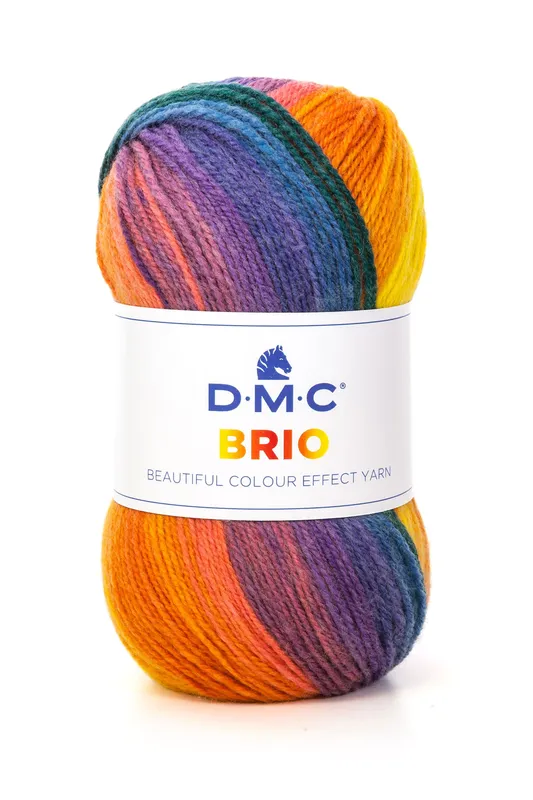 Tendencia DMC Brio: Lana Multicolor con Efecto Degradado para Tejer Prendas de Otoño e Invierno - 400