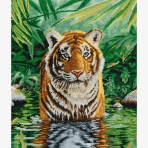 A Buen Precio Kit de Punto de Cruz 'El Baño del Tigre' de DMC