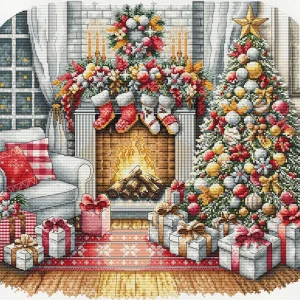 Kit de Punto de Cruz AVA Stitch Víspera Navideña - P021 Barato