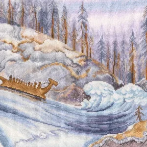 Kit de Punto de Cruz "Río del Tiempo" RTO M990 Liquidación