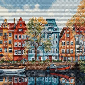 Popular Kit de Punto de Cruz Luca-S - Copenhague, BU5046