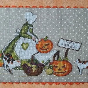 Precio Reducido CV 107 Zucche di Halloween - Gráfico Punto de Cruz - Serenità di Campagna