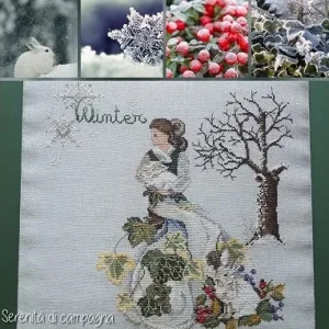 Ordenar Ahora Mismo CV 118 Winter - Gráfico Punto de Cruz - Serenità di Campagna