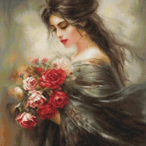 Marca Reconocida Kit de Punto de Cruz Luca-S GOLD - Belleza Serena, B703