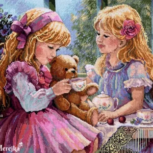 Edición Limitada Kit de punto de cruz - Merejka K-242 - The Teaparty