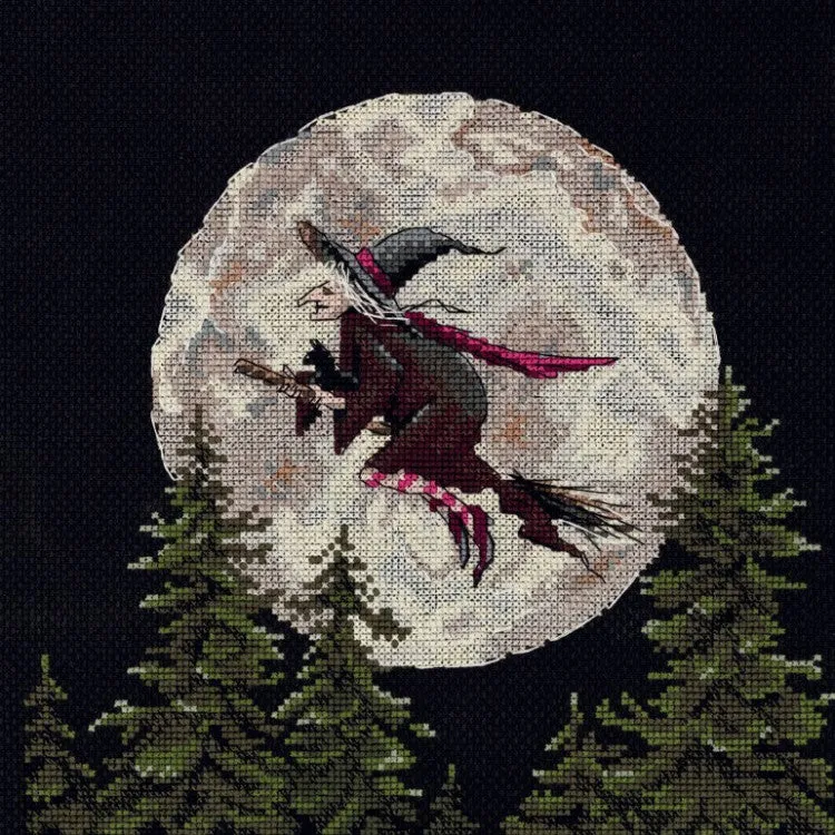 Kit de punto de cruz Klart - "¡Hacia el Aquelarre!" KL8-526 Barato