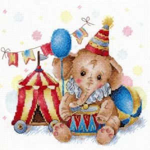 Kit de Punto de Cruz "Circo Favorito" SNV-836 de MP Studia Oferta Flash