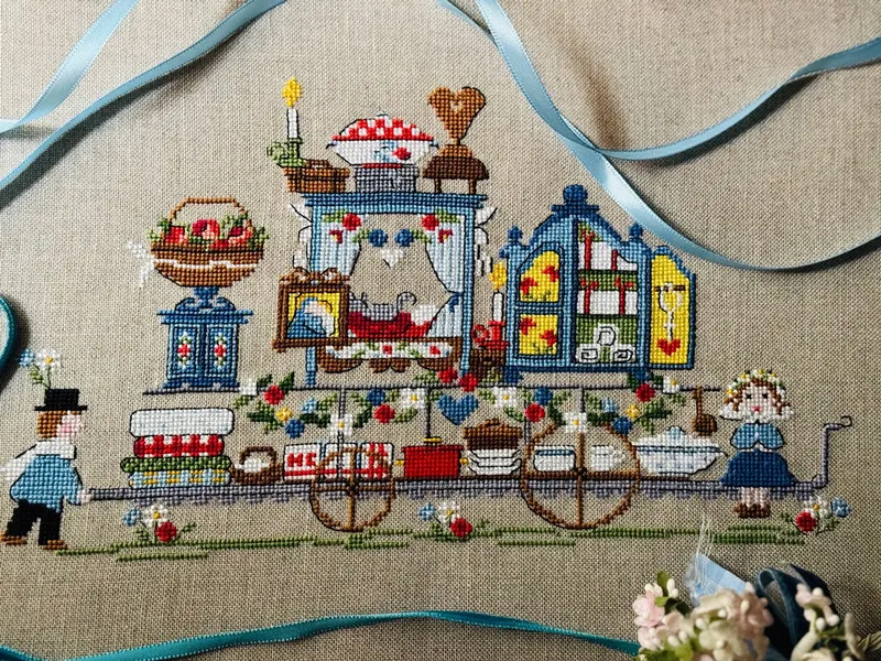 Precio Rebajado Corredo della sposa - Lilli Violette - Gráfico de punto de cruz