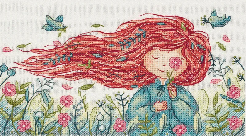 Kit de Punto de Cruz PANNA "South Wind" PS-7423 Devolución Gratuita