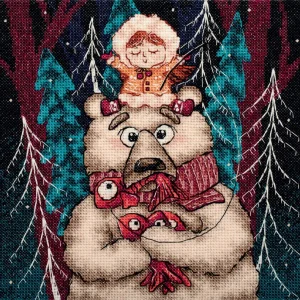 Kit de Punto de Cruz PANNA "Pesca Invernal" VK-7304 Solo Hoy