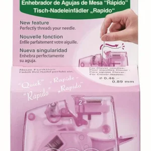 Marca Reconocida Enhebrador de Agujas de Mesa “Rápido” Clover 4074
