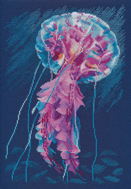 Kit de punto de cruz "Jellyfish" 1604 Oven Últimas Unidades